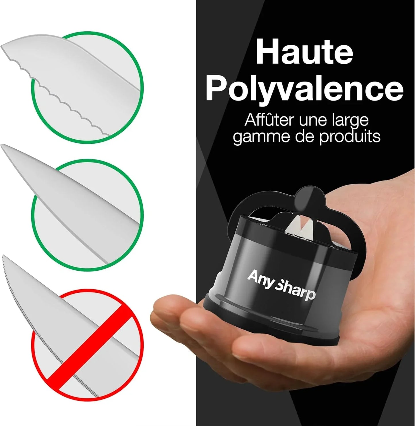 Aiguiseur Titanium AnySharp - ASKSPROGUN - Augoust