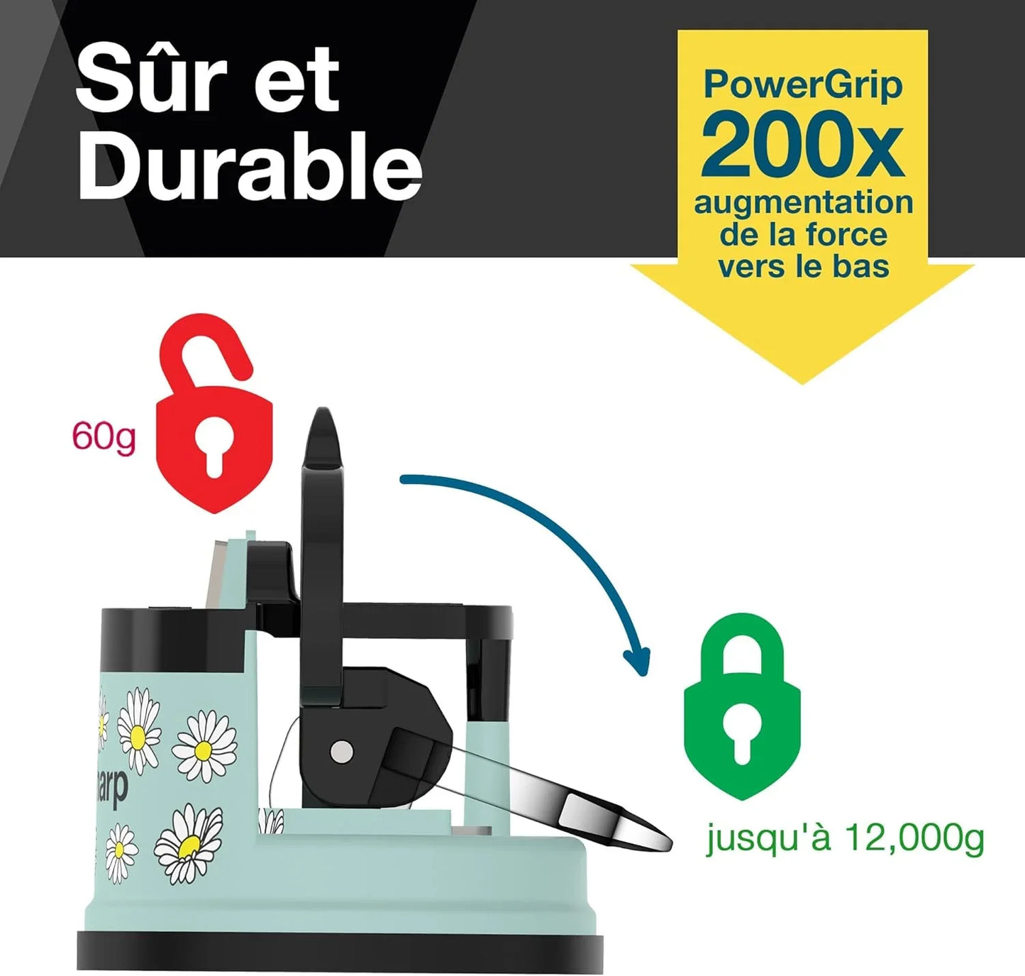 Aiguiseur Blue Daisies AnySharp - Augoust