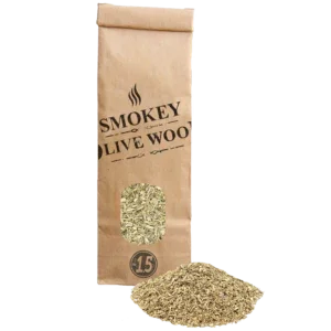 SOW Copeaux de fumage en bois d'olivier Nº1.5 pour Smoking Gun - 0,3L - Augoust