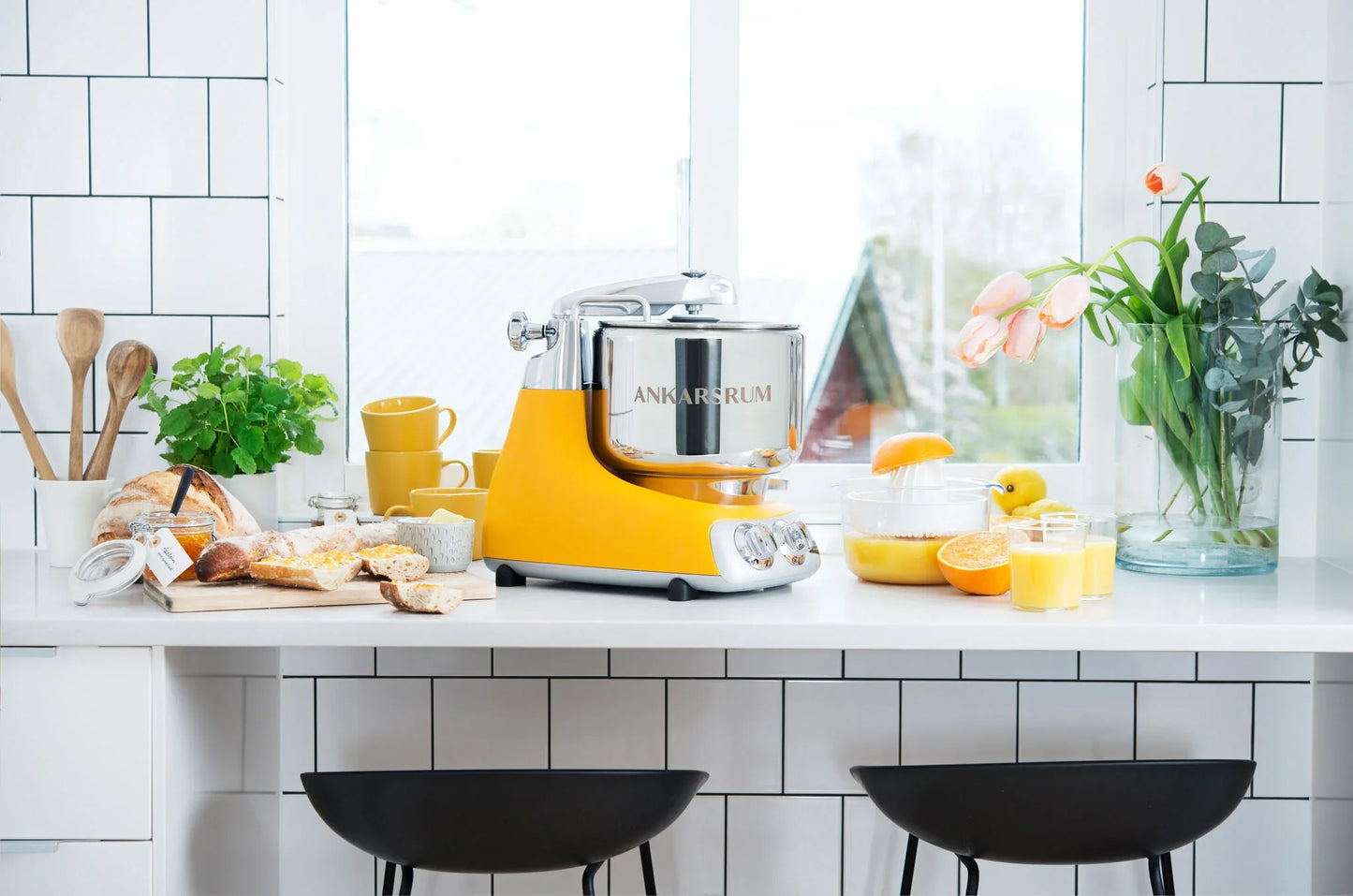 Robot pâtissier - Ankarsrum Assistent Original - Jaune Soleil - Augoust