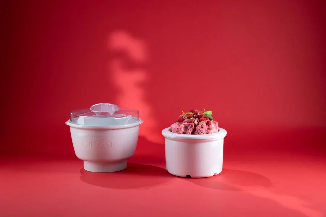 Glace maison avec la sorbetière adaptée au robot patissier Ankarsrum