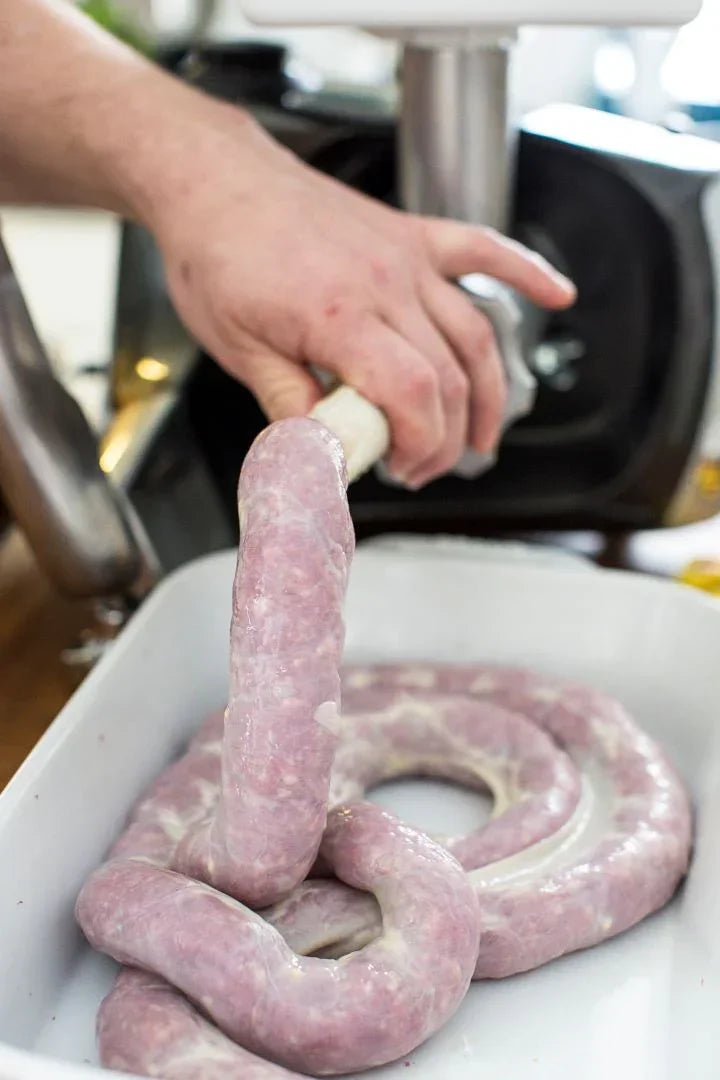 Embout cornet pour saucisse maison avec robot patissier multifonction