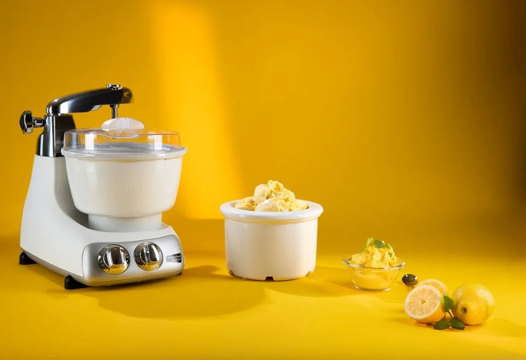 Glace maison avec l'accessoire sorbetière adaptée au robot pâtissier Ankarsrum
