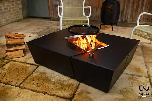Brasero Lounge - 3 en 1 Noir Cyber Monday - Augoust