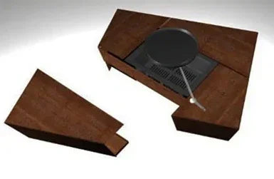 Brasero Lounge - 3 en 1 Corten - Augoust