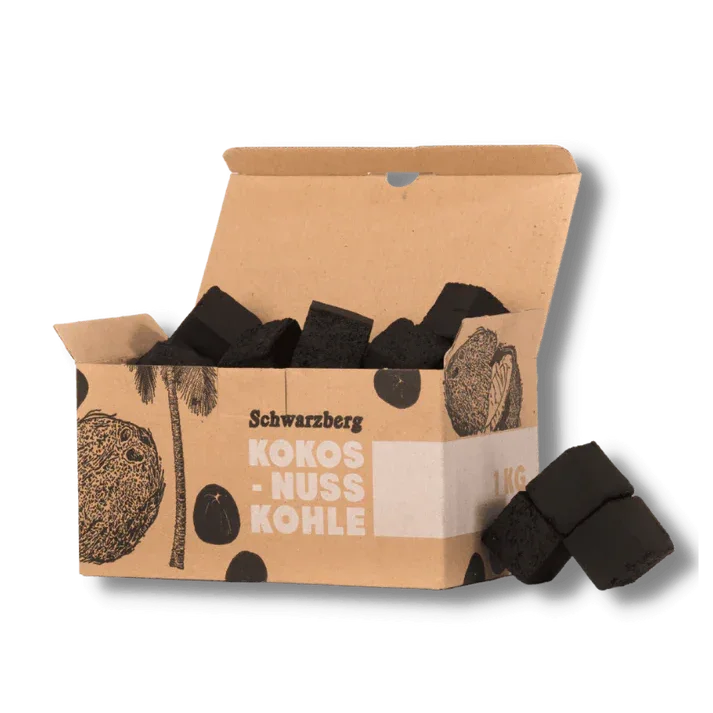 cube charbon de coco pour bbq d'intérieur maison augoust