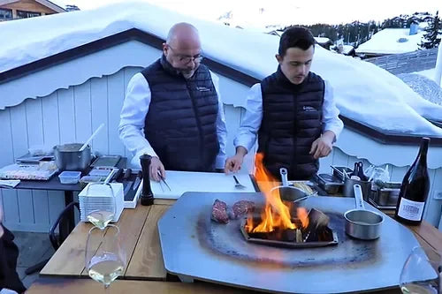 Table - Plancha avec brasero - Augoust