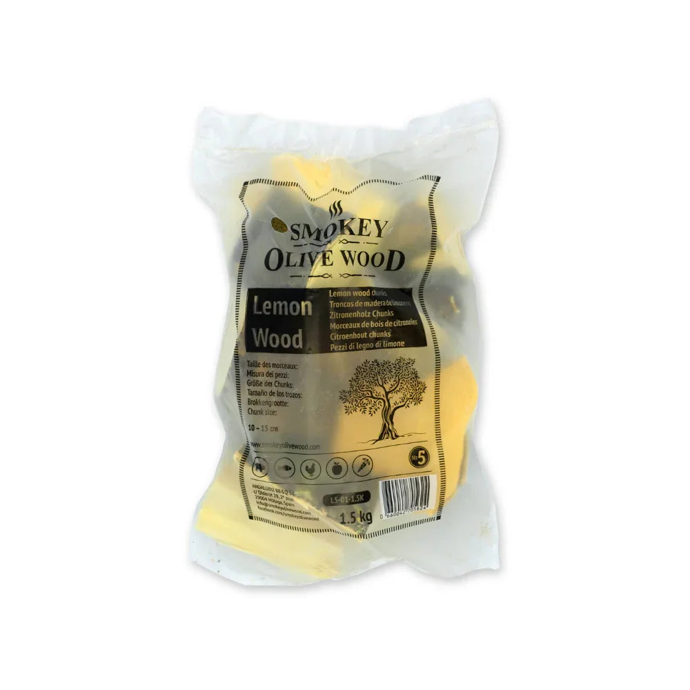 SOW Morceaux de bois de fumage en bois de citronnier Nº5 - 1,5kg - Augoust