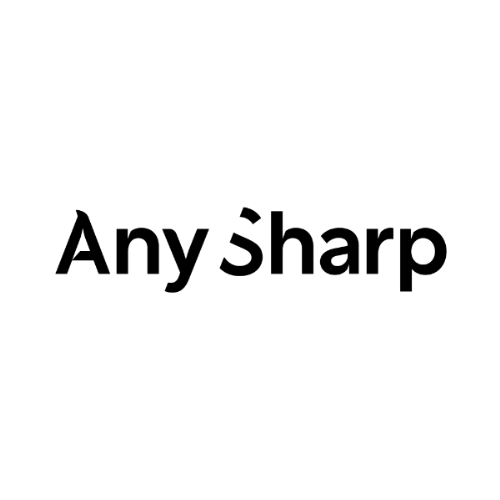 Logo de la marque AnySharp : spécialiste des aiguiseurs