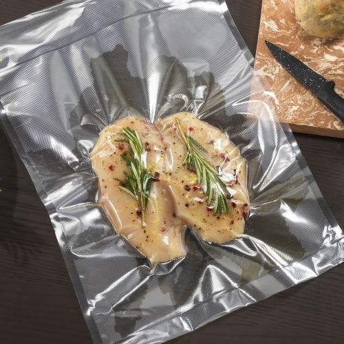 50 sacs Sous Vide précoupés - épaisseur 240 microns - 20x30 cm SANS étiquette - ACO 1059 - MAGIC VAC - Augoust
