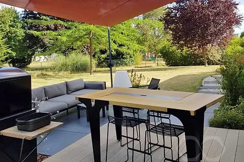 Table - Plancha avec brasero - Augoust
