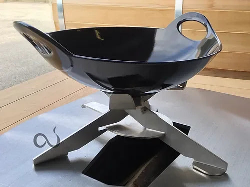Wok au barbecue plancha Augoust - Augoust