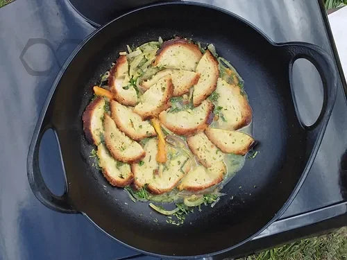 Wok au barbecue plancha Augoust - Augoust