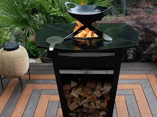 Wok au barbecue plancha Augoust - Augoust
