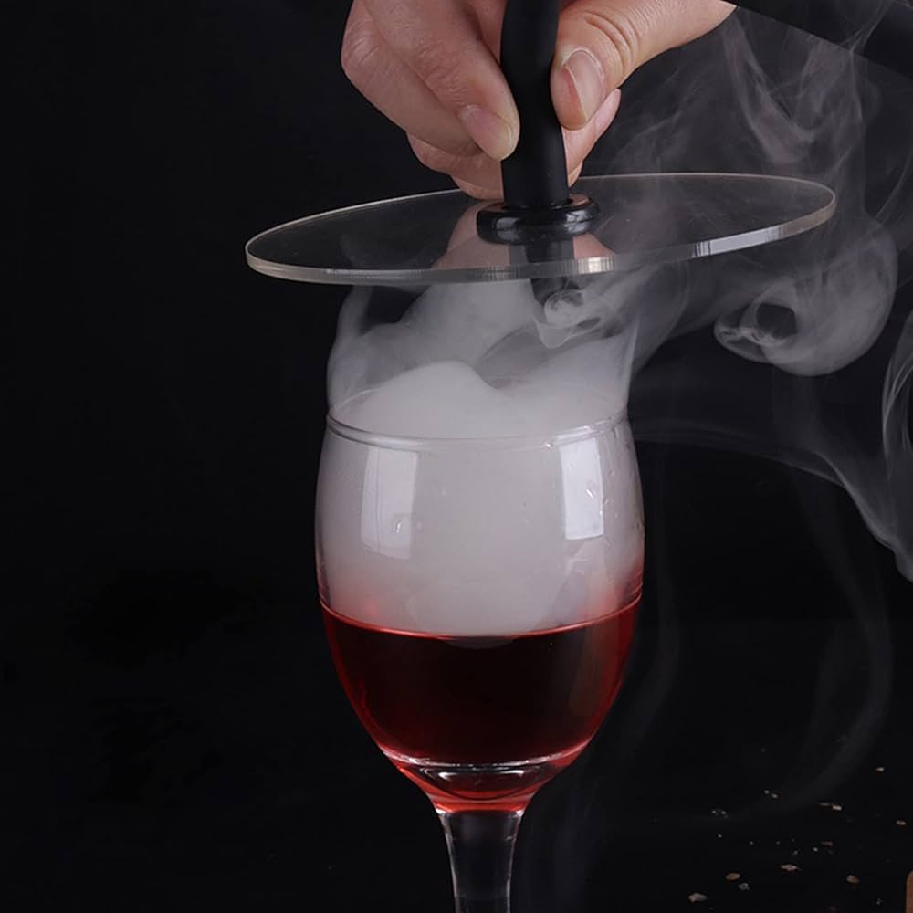 Couvercle à fumer les verres et cocktails