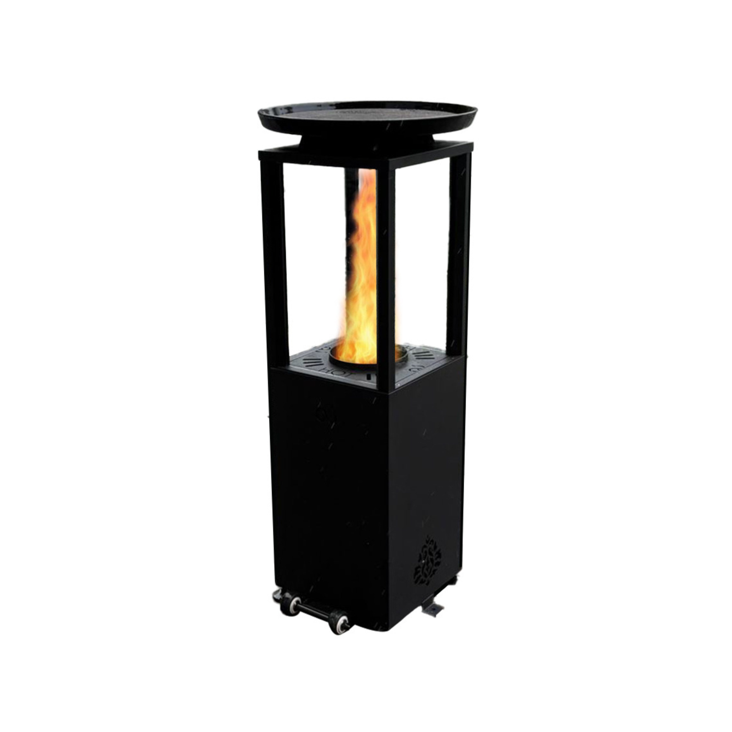 Brasero Plancha aux pellets ROMA – Chauffage extérieur et cuisson Augoust