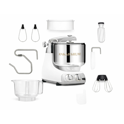 Robot Ankarsrum multifonctions garantie 7 ans - Blanc Minéral