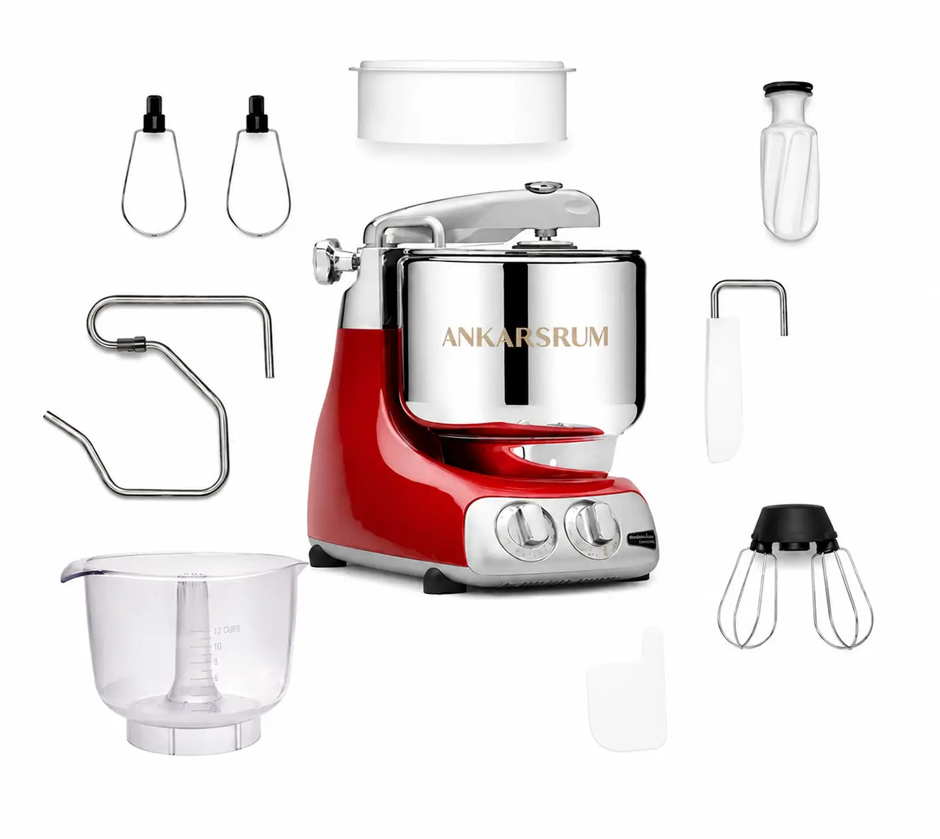 Robot Ankarsrum multifonctions garantie 7 ans – Rouge