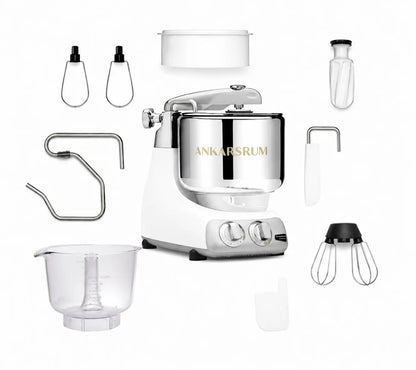 Robot Ankarsrum multifonctions garantie 7 ans - Blanc Minéral