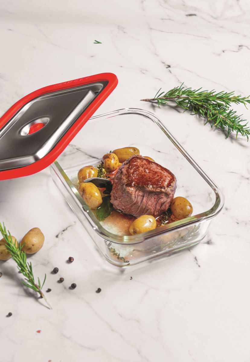 Boite sous vide Magic Vac pour conservation des aliments cuits ou crus