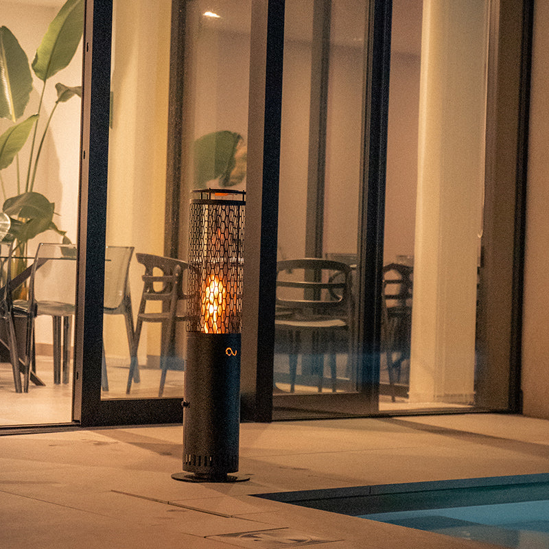 Brasero d’Ambiance aux pellets ATHENES – Chauffage extérieur Maison Augoust