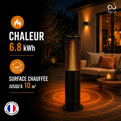 Brasero d’Ambiance aux pellets ATHENES – Chauffage extérieur Maison Augoust
