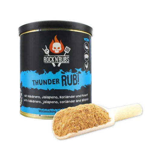 Epices au habanero, jalapeno, coriandre et piment - ThunderRub, très HOT - 140 g - Augoust