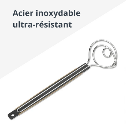 Fouet a pate en acier inoxydable ultra-résistant