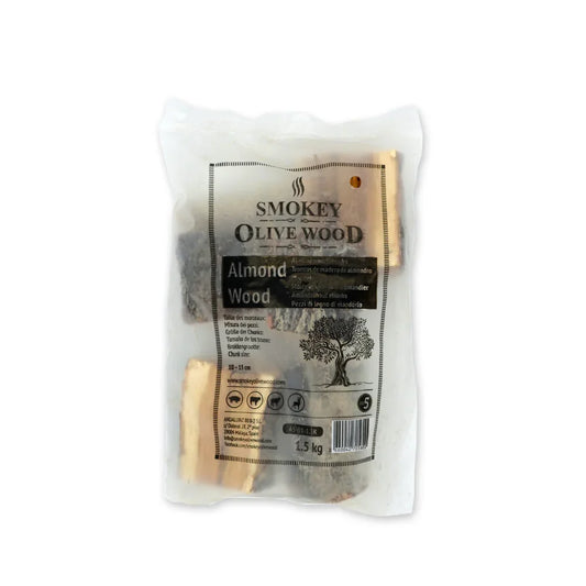 SOW Morceaux de bois de fumage en bois d'amandier Nº5 - 1,5kg - Augoust