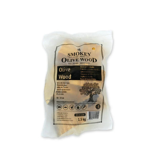 SOW Morceaux de bois de fumage en bois d'olivier Nº5 - 1,5kg - Augoust