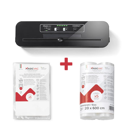 Pack Machine sous vide COMPACT sacs & rouleaux - MAGIC VAC