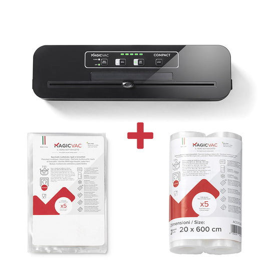 Pack Machine sous vide COMPACT sacs & rouleaux - MAGIC VAC