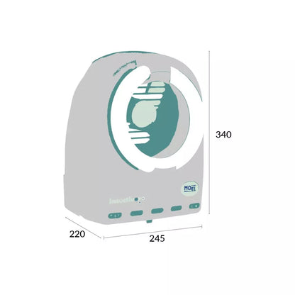Lampe anti-moustiques Mo-El  PRO / Piège à moustique INSECTIVORO 368G