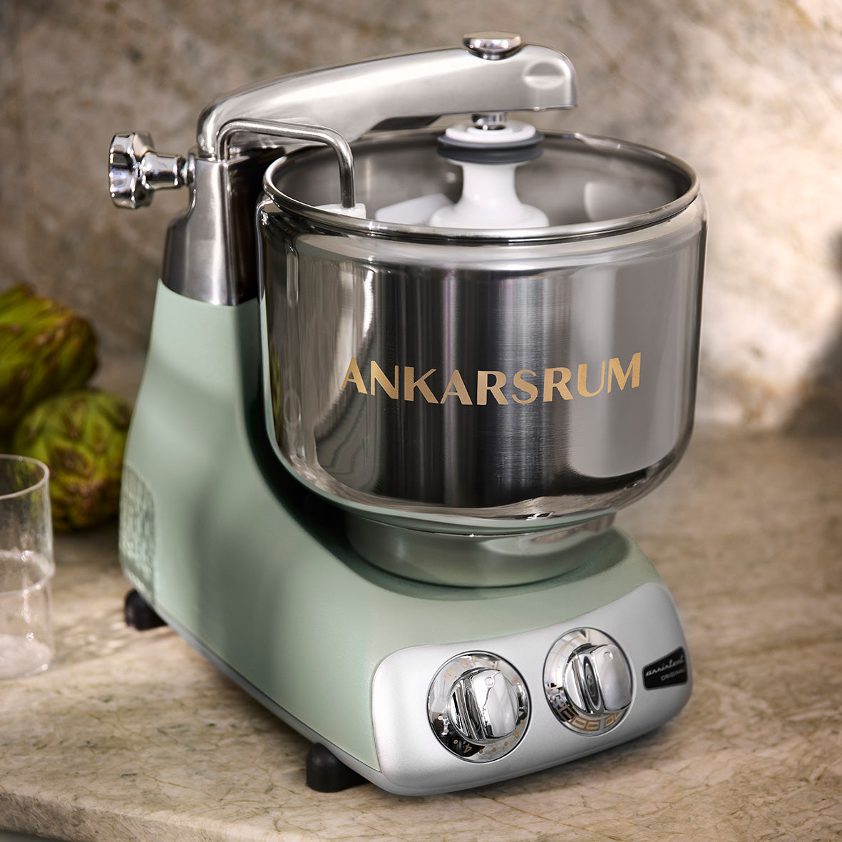 Robot Ankarsrum multifonctions garantie 7 ans - Vert Sauge