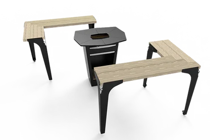 Table - Plancha avec brasero - Augoust