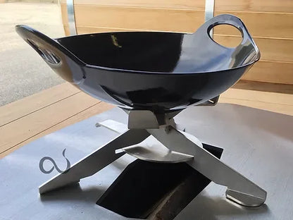 Wok au barbecue plancha Augoust - Augoust